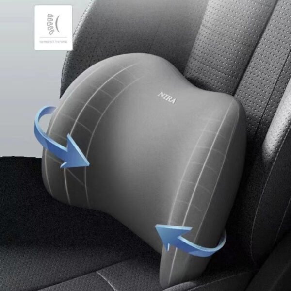 Ergonomic Memory Foam Neck and Lumbar Support Pillow Set - Image 3