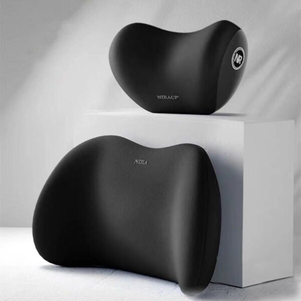 Ergonomic Memory Foam Neck and Lumbar Support Pillow Set - Image 5