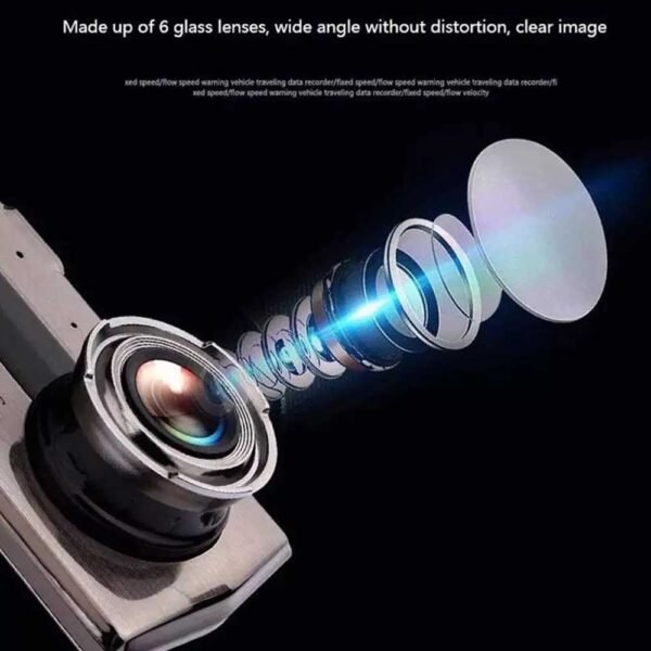 Car Dash Cam, Mini 4" Front and Back FHD 1080P - Image 4