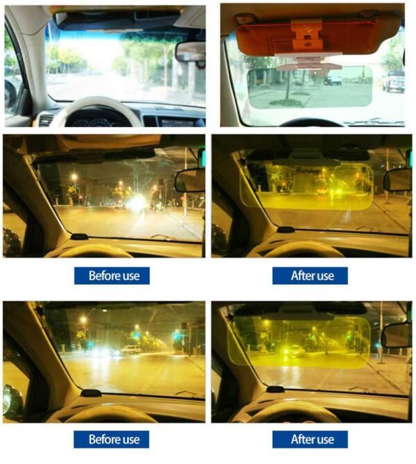 2 in 1 Car Sun HD Visor for Day & Night