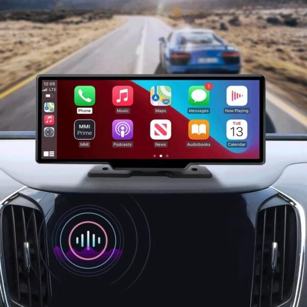 Wireless CarPlay Head Unit + Dash Cam + Reverse Cam