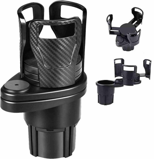 2 in 1 Car Cup Holder Organizer