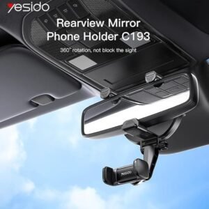 YESIDO Universal Rear View Mirror Phone Holder